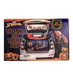 Spider-Man 200 Piece Halloween Trunk Or Treat Party Home Decor Kit - New